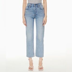 Aritzia Denim Forum Arlo Hi-Rise Straight Jean